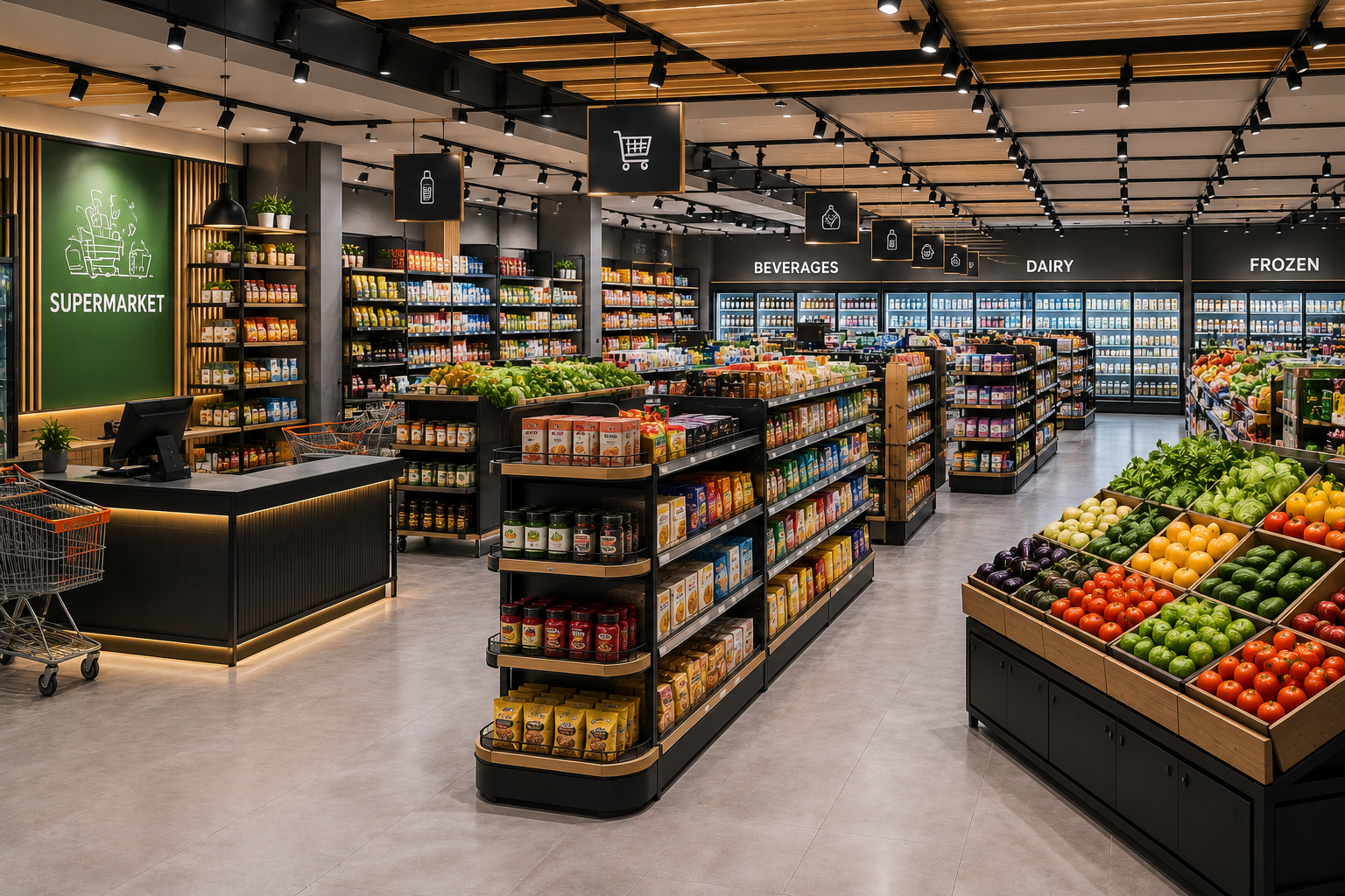 Supermarket Shelving
